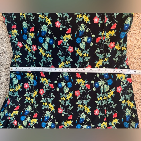 Old Navy XL Floral Midi Black Sundress - Picture 5 of 6